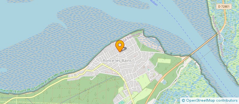 localisation de l'entreprise SCI DE L'ENCLOUSETTE  LA TREMBLADE