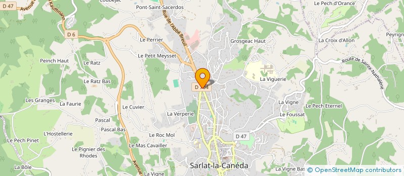 localisation de l'entreprise SCI DE L'ENDREVIE à SARLAT-LA-CANEDA