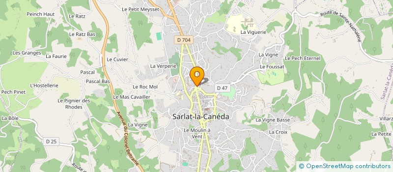 localisation de l'entreprise SCI DE L'ENDREVIE MA.DO.MO  SARLAT-LA-CANEDA