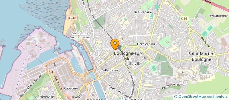 localisation de l'entreprise SCI DE L'ENSEIGNEMENT MUTUEL à BOULOGNE-SUR-MER
