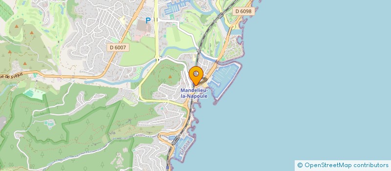 localisation de l'entreprise SCI DE L'ENSEIGNURE à MANDELIEU-LA-NAPOULE