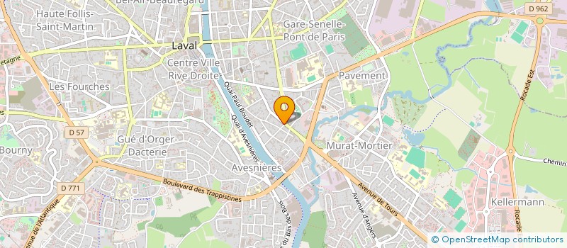 localisation de l'entreprise SCI DE L ENSOLEIADO à LAVAL