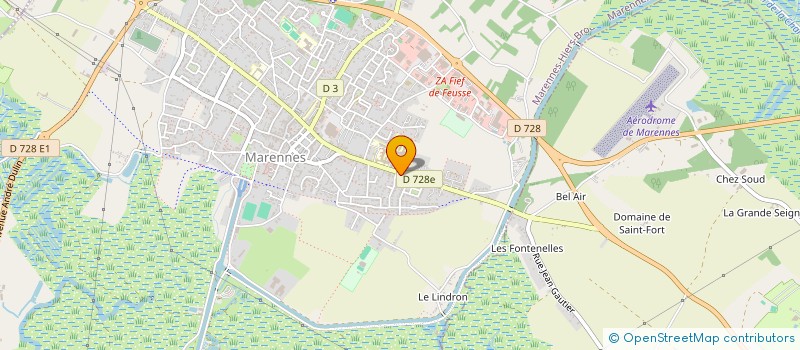 localisation de l'entreprise SCI DE L'ENSOLEILLEE  MARENNES-HIERS-BROUAGE