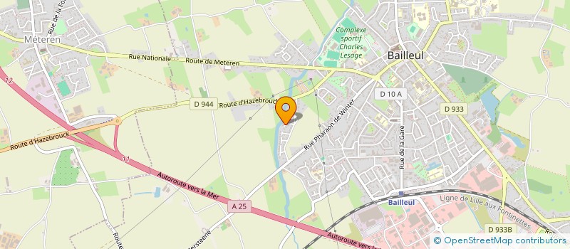 localisation de l'entreprise SCI DE L'ENTENTE à BAILLEUL