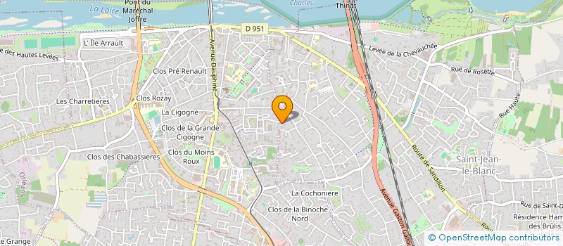 localisation de l'entreprise SCI DE L ENTREPOT  THIGNONVILLE