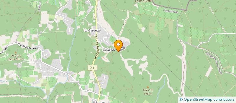 localisation de l'entreprise SCI DE L'ENTREPOT  ORANGE