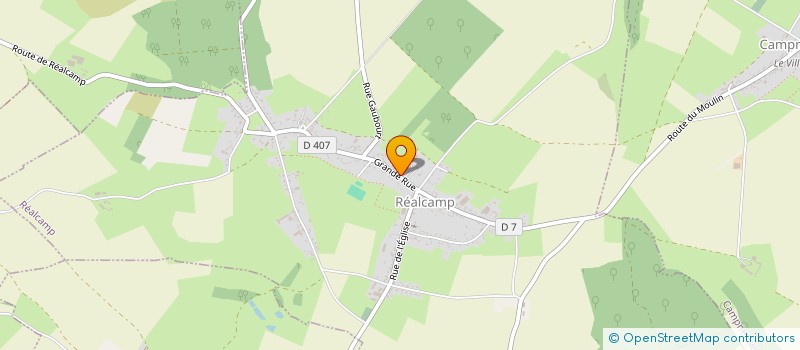 localisation de l'entreprise SCI DE L EOLIENNE  REALCAMP