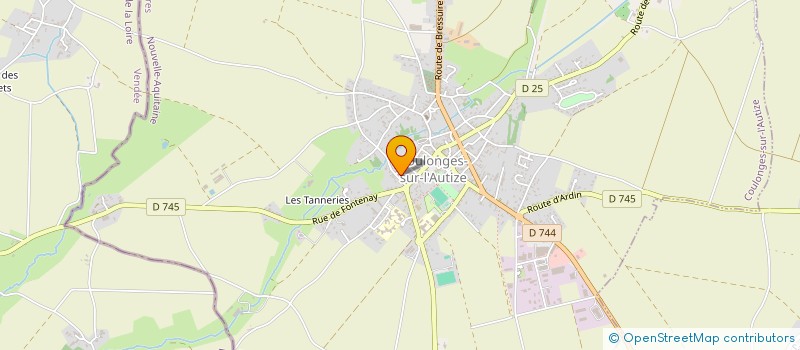 localisation de l'entreprise SCI DE L EPARGNE  COULONGES-SUR-L'AUTIZE