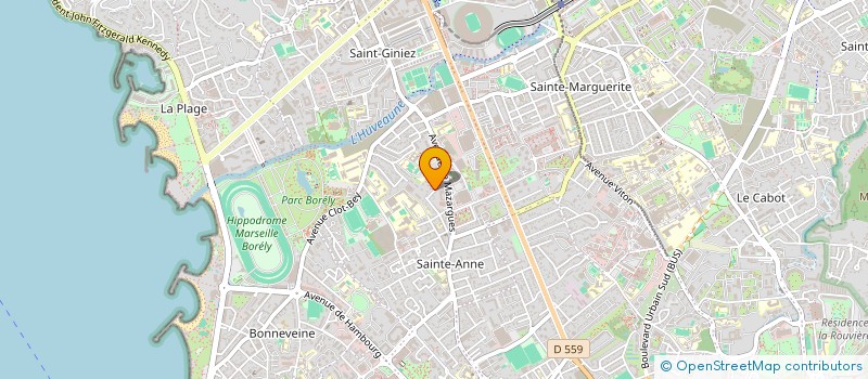 localisation de l'entreprise SCI DE L'EPEE à MARSEILLE