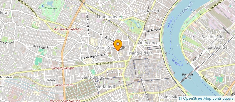 localisation de l'entreprise SCI DE L EPEE  BORDEAUX