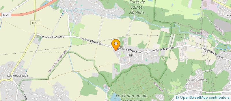 localisation de l'entreprise SCI DE L'EPI  JOUARS-PONTCHARTRAIN