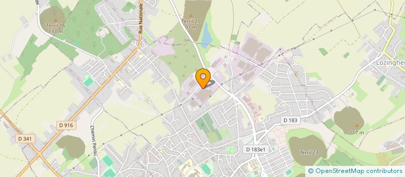 localisation de l'entreprise SCI DE L'EPI  AUCHEL