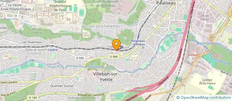localisation de l'entreprise SCI DE L'EPI D'OR à PALAISEAU