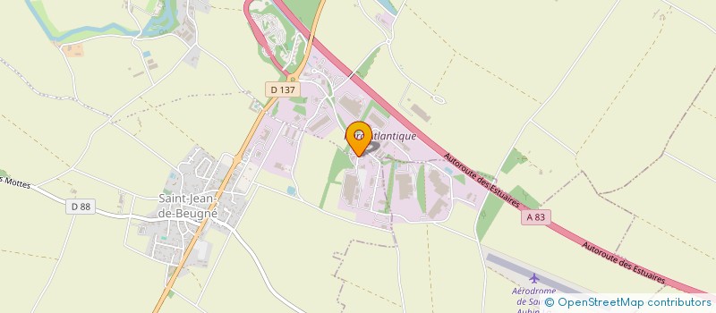 localisation de l'entreprise SCI  DE L'EPINASSE  SAINT-JEAN-DE-BEUGNE