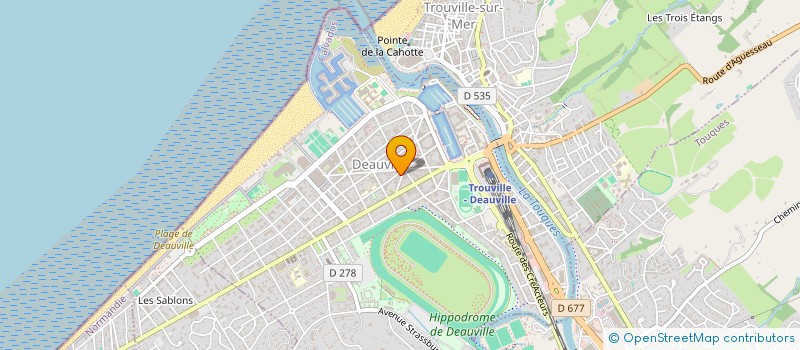 localisation de l'entreprise SCI DE L'EPINAY à DEAUVILLE