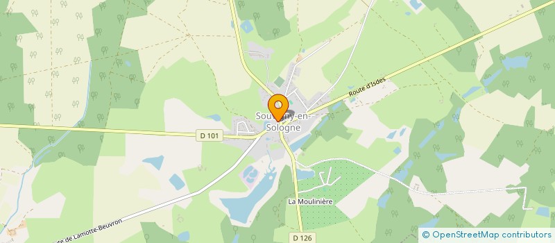 localisation de l'entreprise SCI DE L'EPINAY  CHAUMONT-SUR-THARONNE