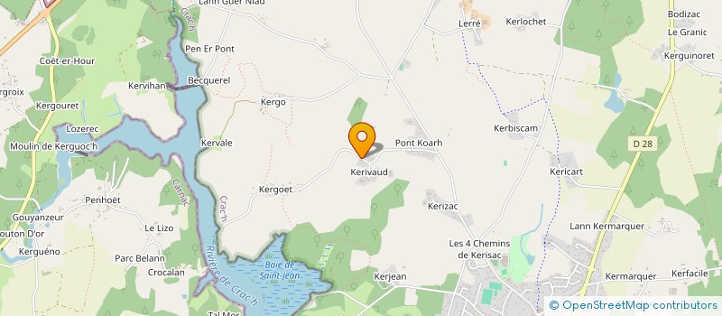 localisation de l'entreprise SCI DE L EPINAY  CRACH