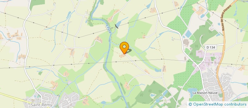 localisation de l'entreprise SCI DE L'EPINAY  MAUGES-SUR-LOIRE