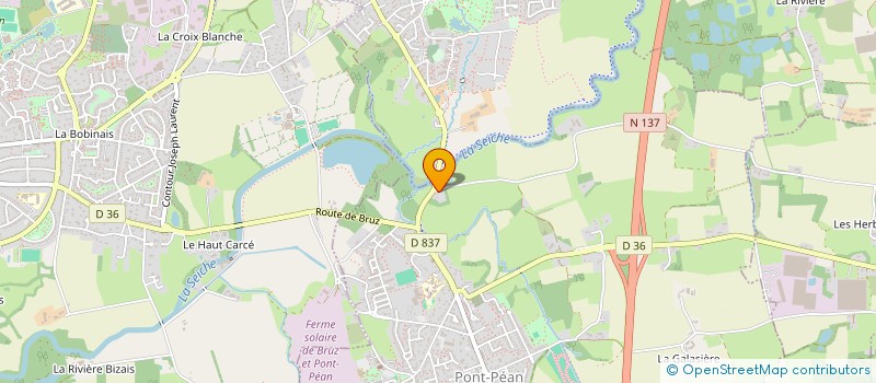 localisation de l'entreprise SCI DE L EPINE  PONT-PEAN