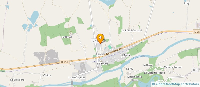 localisation de l'entreprise SCI DE L'EPINE à CIRON