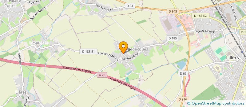 localisation de l'entreprise SCI DE L EPINETTE  ECQUEDECQUES