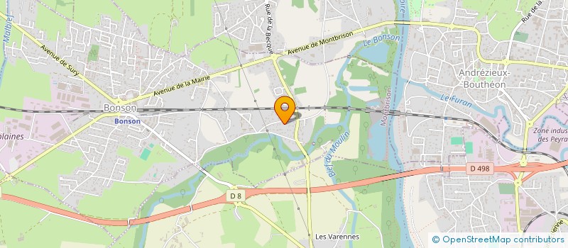 localisation de l'entreprise SCI DE L'EPINETTE  BONSON