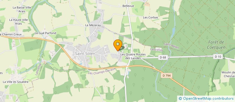 localisation de l'entreprise SCI DE L'EPINETTE  LANVALLAY