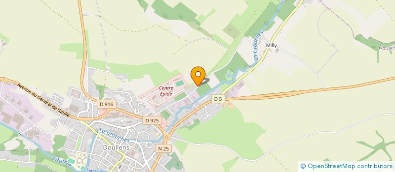 localisation de l'entreprise SCI DE L EPINGLE  DOULLENS