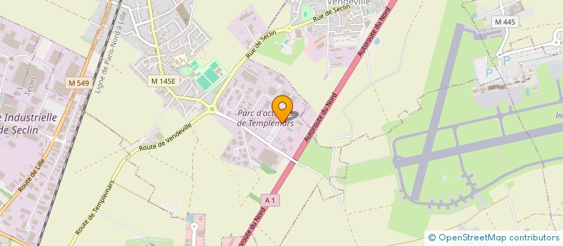 localisation de l'entreprise SCI DE L EPINOY  TEMPLEMARS