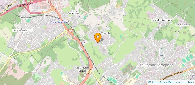 localisation de l'entreprise SCI DE L EPITAPHE  M. CUVILLIER ALAIN  BESANCON