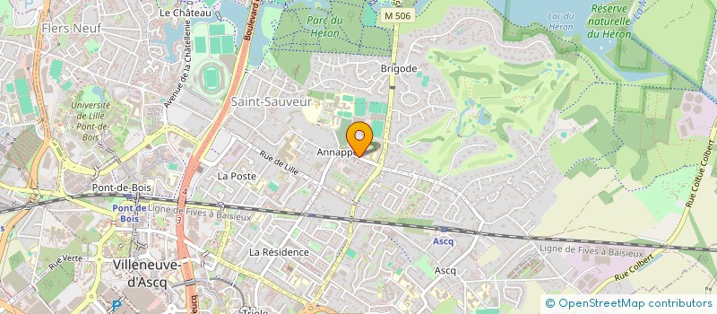 localisation de l'entreprise SCI DE L'EPITOGE à VILLENEUVE-D'ASCQ