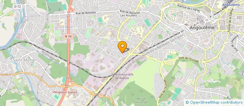localisation de l'entreprise SCI DE L'EPITOGE à ANGOULEME