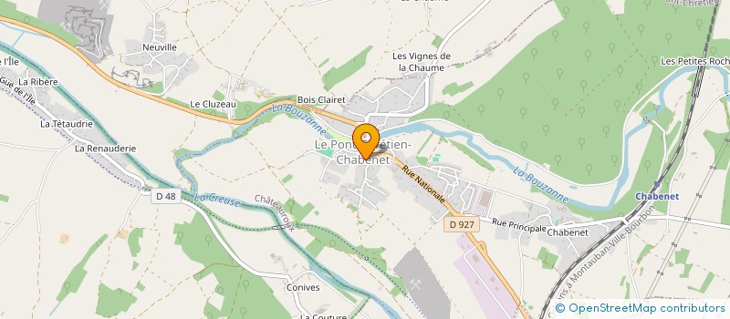 localisation de l'entreprise SCI DE L EPOQUE à LE PONT-CHRETIEN-CHABENET