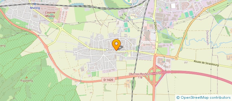 localisation de l'entreprise SCI DE L'EPY  DORLISHEIM