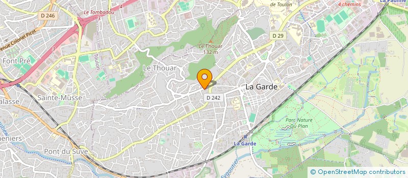 localisation de l'entreprise SCI DE L EQUERRE à LA GARDE