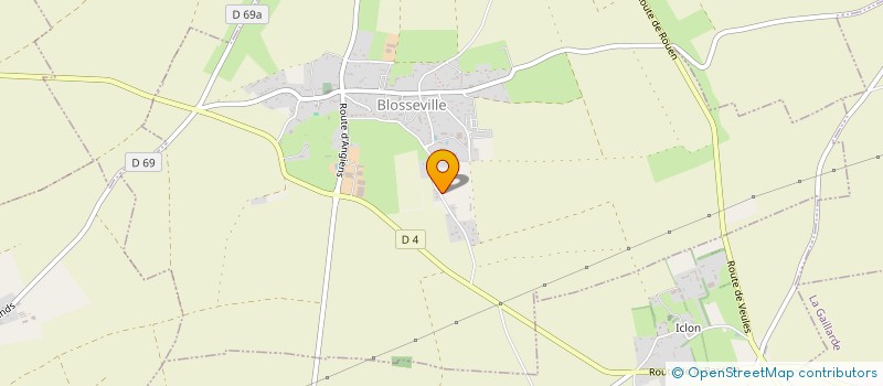 localisation de l'entreprise SCI DE L'EQUIDE D. DUBOC  BLOSSEVILLE