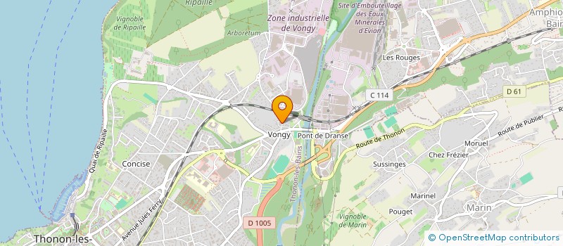 localisation de l'entreprise SCI DE L'ERA à THONON-LES-BAINS
