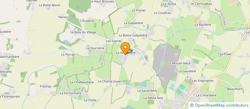 localisation de l'entreprise SCI DE L'ERDRE  CASSON