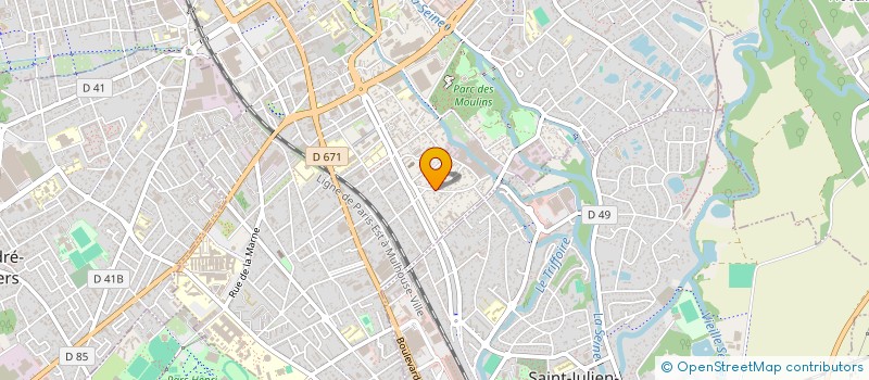 localisation de l'entreprise SCI DE L'ERDRE CANT  TROYES