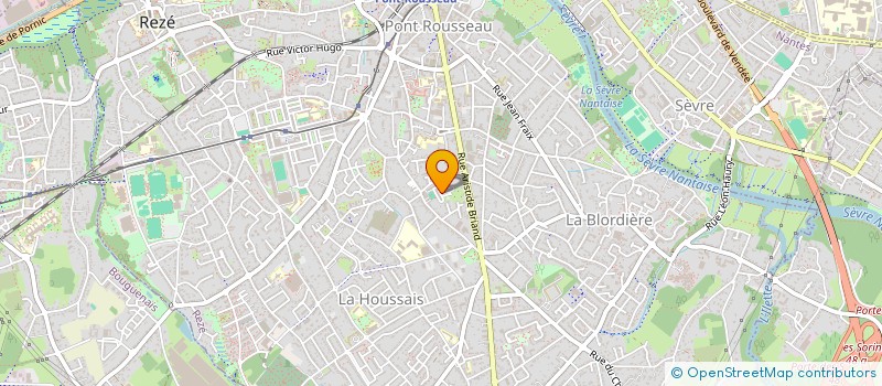 localisation de l'entreprise SCI DE L'ERDRE-PINIER  REZE