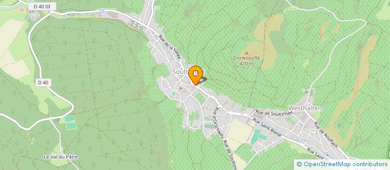 localisation de l'entreprise SCI DE L'ERLENBACH  SOULTZMATT