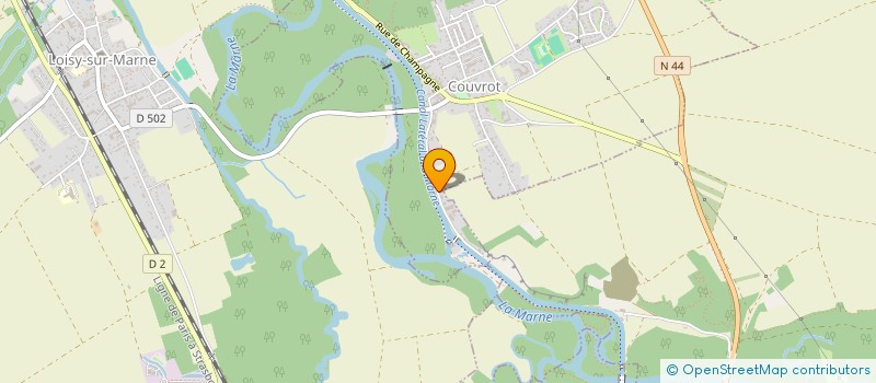 localisation de l'entreprise SCI DE L'ERMITAGE  COUVROT