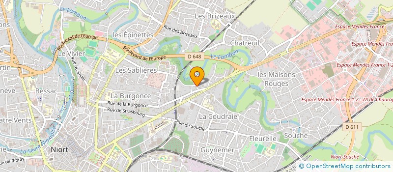 localisation de l'entreprise SCI DE L'ESCALE à NIORT