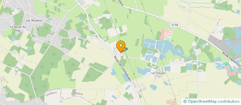 localisation de l'entreprise SCI DE L'ESCALE à SALLERTAINE