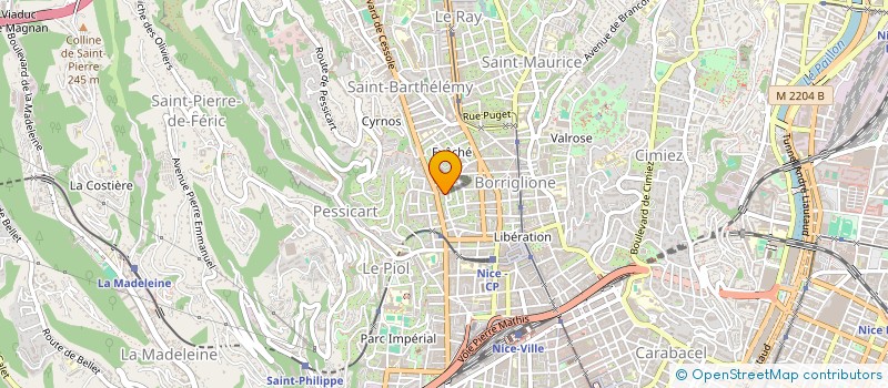 localisation de l'entreprise SCI DE L ESCALE à NICE