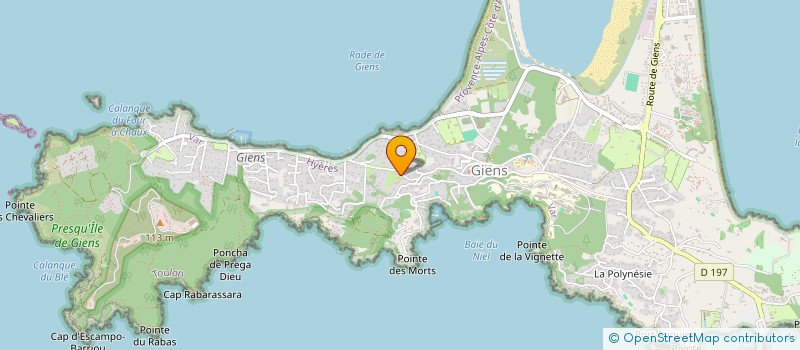 localisation de l'entreprise SCI DE L'ESCAMPO 2 à HYERES