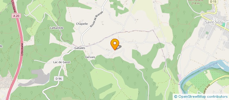 localisation de l'entreprise SCI DE L ESCAOUTOU DELFAU  PINSAC