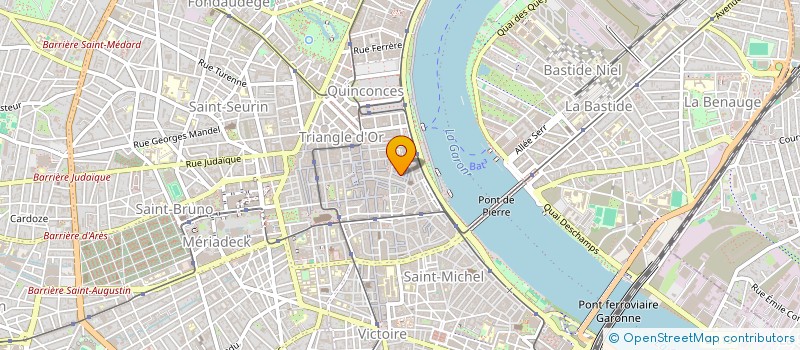localisation de l'entreprise SCI DE L'ESCARPE à BORDEAUX