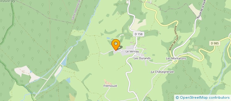 localisation de l'entreprise SCI DE L'ESCAUT à SEMELAY