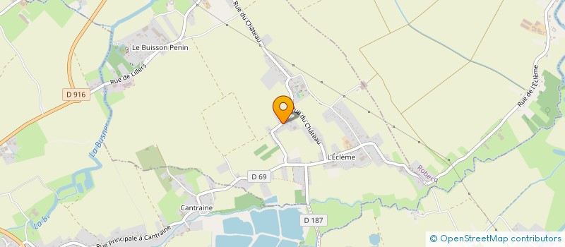 localisation de l'entreprise SCI DE L'ESCLEM  BUSNES